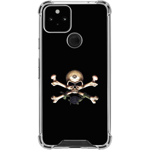 Alchemy Skull and Crossbones Google Pixel 5 Clear Case